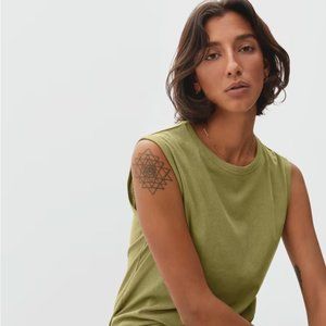 Everlane Air Muscle Tank, Small, Moss NWOT